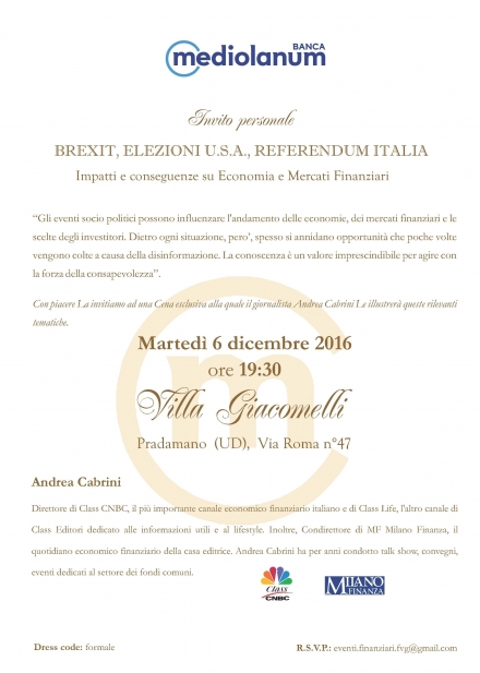 Brexit, Elezioni USA, Referendum Italia - Giancarlo Benzo