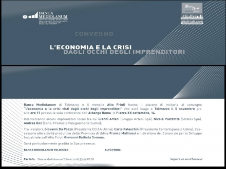 L'economia e la crisi vista dagli occhi degli imprenditori - Giancarlo Benzo